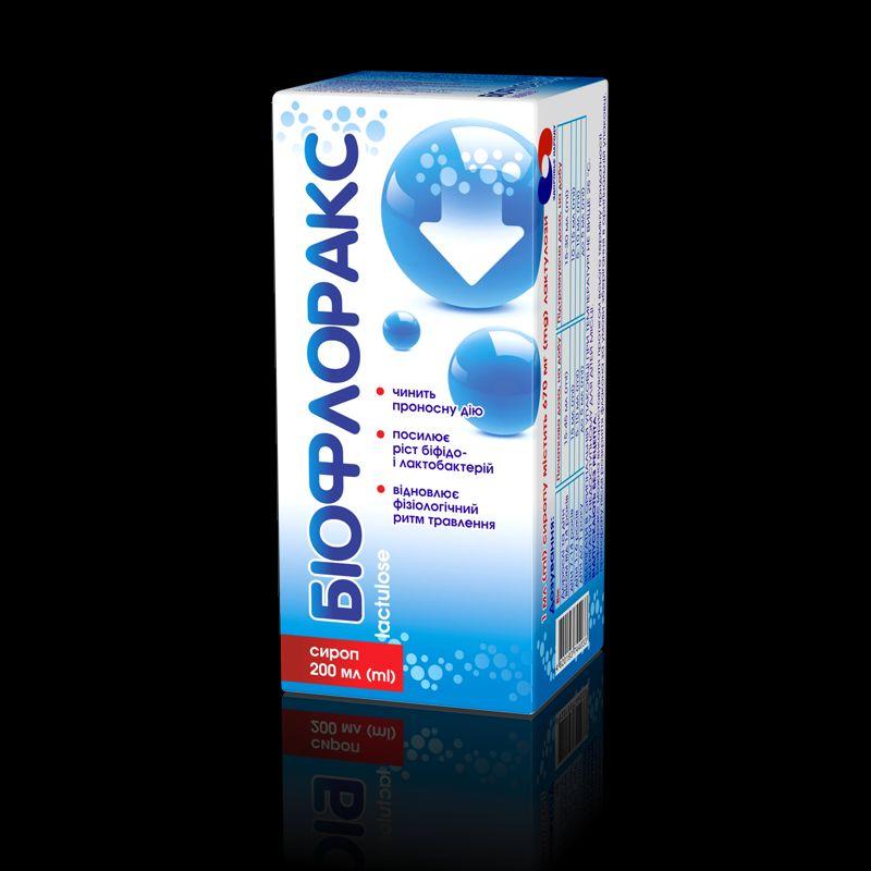 Біофлоракс, сироп по 670 мг/мл по 200 мл у флаконі № 1